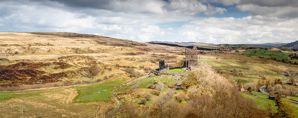 Dolwyddelan Castle Countryside - Panorama