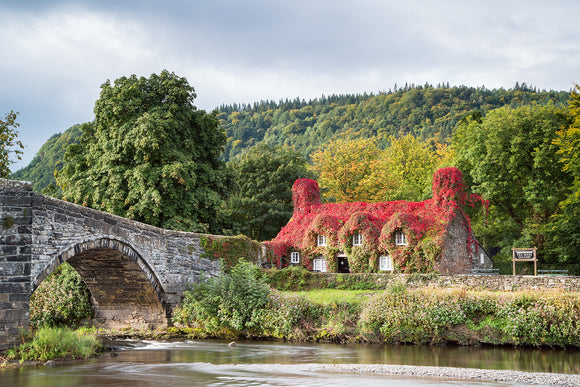 Changing Colours of Tu Hwnt I'r Bont