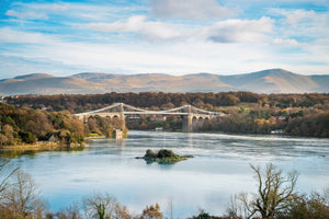 LDS0322 - Blue Skies at Menai Bridge