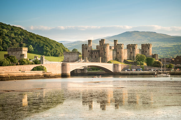 Conwy Castle Sunny Reflections